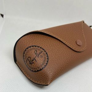 RAYBAN Tan Case